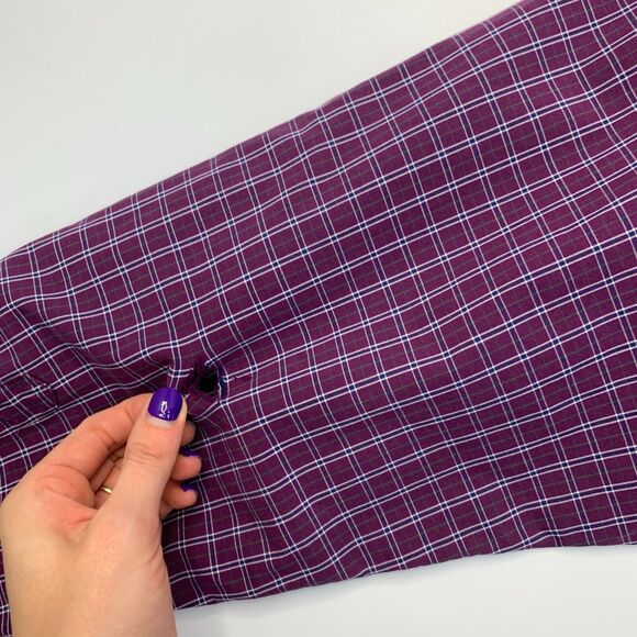 Polo Ralph Lauren Westerton Shirt Mens XL Extra Large Purple Cotton Button Up - Picture 7 of 9